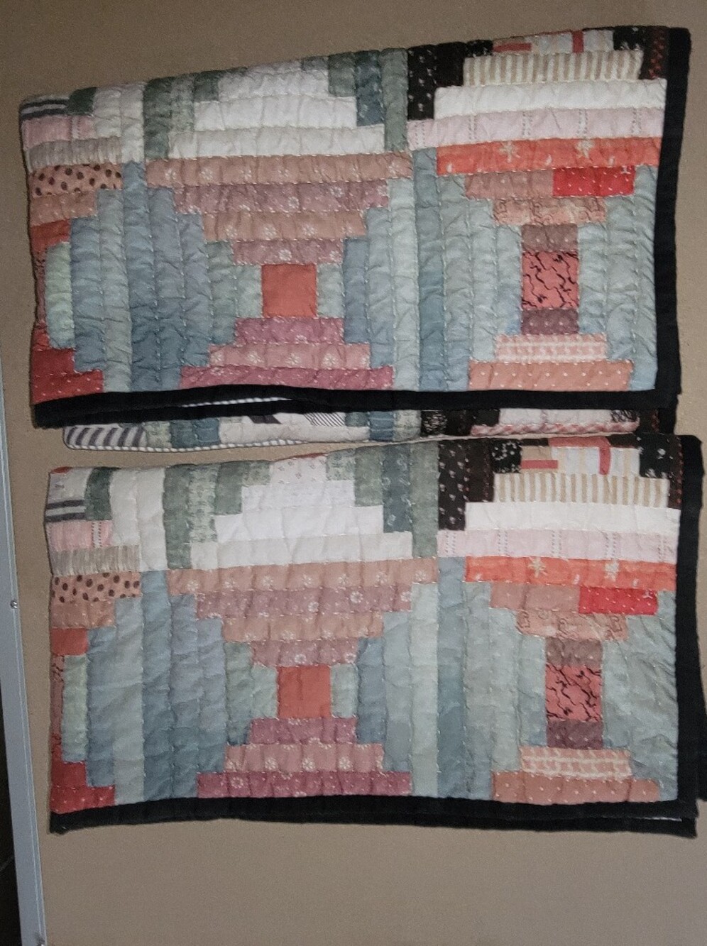 Pottery Barn Quilted Pillow Sham Set King Size Multicolor